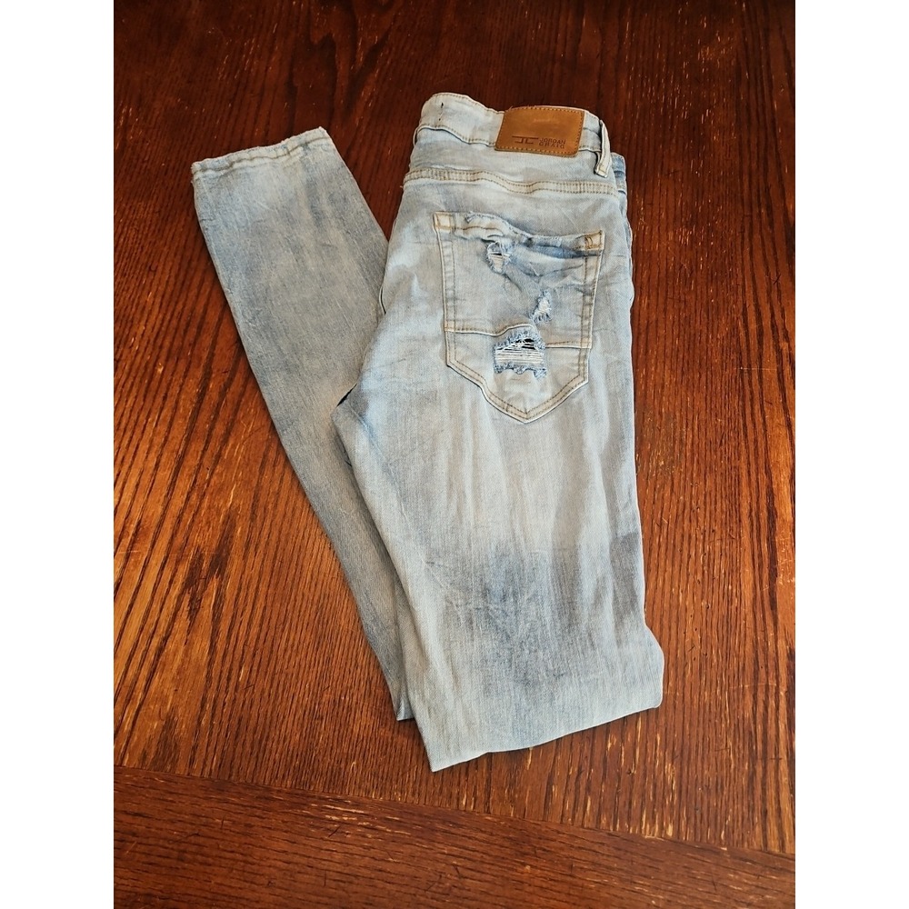 Jordan Craig Men's Sean Jeans Distressed Denim  Tapered‎ Leg 30x32 (A355)